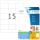 Herma Etiketten permanent haftend 70 x 50,8 mm weiss PREMIUM 25 Bl 375 Etik. LaserInkCopy