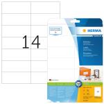 Herma Etiketten permanent haftend 105 x 42,3 mm weiss...