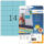 Herma Etiketten ablösbar 105 x 42,3 mm blau 20 Bl 280 Etik. LaserInkCopy