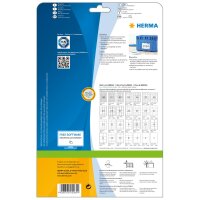 Herma Etiketten permanent haftend 210 x 297 mm weiss PREMIUM 25 Bl 25 Etik. LaserInkCopy