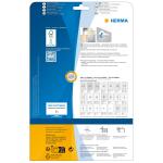 Herma Etiketten ablösbar Ø 60 mm weiss 25 Bl 300 Etik. LaserInkCopy