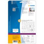 Herma Etiketten für VHS permanent haftend 147,3 x 20 mm weiss 25 Bl 325 Etik. LaserInkCopy