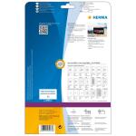 Herma Etiketten für VHS permanent haftend 78,7 x 46,6 mm weiss 25 Bl 300 Etik. LaserInkCopy
