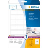 Herma Etiketten für Dias permanent haftend 43,2 x 8,5 mm weiss 25 Bl 3200 Etik. LaserInkCopy