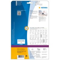 Herma Etiketten für Dias permanent haftend 43,2 x 8,5 mm weiss 25 Bl 3200 Etik. LaserInkCopy