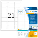 HERMA Adressetikett 63,5 x 38,1 mm (B x H) Papier...
