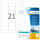HERMA Adressetikett 63,5 x 38,1 mm (B x H) Papier weiß 525 Etik./Pack.