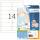 Herma Etiketten Adressen permanent 99,1 x 38,1 mm weiss 25 Bl 350 Etik