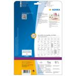 Herma Etiketten für CD-Hüllen permanent haftend 114,3 x 5,5 mm weiss 25 Bl 1200 Etik. LaserInkCopy