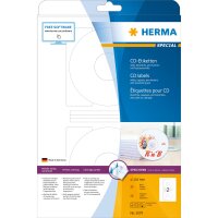 Herma Etiketten für CD Maxi permanent haftend...