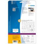 Herma Etiketten für Disketten ZIP permanent haftend 59 x 50 mm weiss 25 Bl 375 Etik. LaserInkCopy