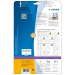 Herma Ordnerrückenschilder permanent haftend 192 x 38 mm weiss 25 Bl 175 Etik. LaserInkCopy