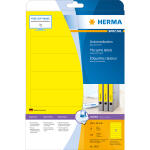 Herma Ordnerrückenschilder permanent 192 x 38 mm gelb 20 Bl 140 Etik.