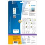 Herma Ordnerrückenschilder permanent haftend 192 x 38 mm blau 20 Bl 140 Etik. LaserInkCopy