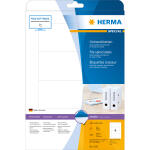 Herma Ordnerrückenschilder permanent 157 x 61 mm weiss 25 Bl 100 Etik.
