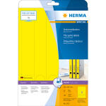Herma Ordnerrückenschilder permanent 297 x 38 mm gelb 20 Bl 140 Etik.