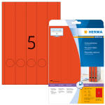 Herma Ordnerrückenschilder permanent 297 x 38 mm rot 20 Bl 140 Etik.