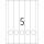 Etikett 38x297mm Ordner grün A4 100Et 20Bl 5Et Bl LaserInkCopy