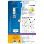 Herma Ordnerrückenschilder permanent haftend 297 x 61 mm gelb 20 Bl 60 Etik. LaserInkCopy