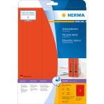 Herma Ordnerrückenschilder permanent 297 x 61 mm rot 20 Bl 60 Etik.