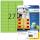 Herma Etiketten permanent haftend 63,5 x 29,6 mm neongrün 20 Bl 540 Et