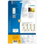 Herma Etiketten permanent haftend Ø 60 mm neongelb 20 Bl 240 Etik. LaserCopy