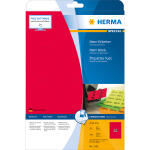Herma Etiketten permanent haftend Ø 60 mm neonrot...