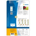 Herma Etiketten permanent haftend Ø 60 mm neonrot 20 Bl 240 Etik. LaserCopy