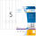 Herma Ordnerrückenschilder permanent haftend 297 x 34 mm weiss 25 Bl 125 Etik. LaserInkCopy