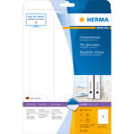Herma Ordnerrückenschilder permanent 297 x 59 mm weiss 25 Bl 75 Etik.