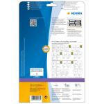 Herma Ordnerrückenschilder permanent haftend 297 x 34 mm weiss für Hängeordner 25 Bl 125 Etik. LaserInkCopy