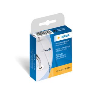 HERMA Lochverstärkungsringe 12mm weiß 500 St./Pack.