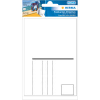 Herma Postkartenetiketten permanent haftend 95 x 145 mm...