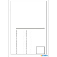 Herma Postkartenetiketten permanent haftend 95 x 145 mm...