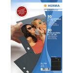 Fotophan Fotosichthüllen 9x13 cm quer schwarz 10 Hüllen