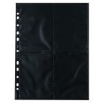 Fotophan Fotosichthüllen 10x15 cm hoch schwarz 10 Hüllen