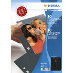 Fotophan Fotosichthüllen 10x15 cm hoch schwarz 10 Hüllen