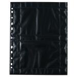 Fotophan Fotosichthüllen 10x15 cm quer schwarz 10 Hüllen