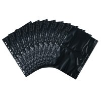 Herma FOTOPHAN Fotosichthüllen PP für Fotos 13 x 18 cm quer schwarz 10 Stück