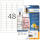 Herma Etiketten permanent haftend 45,7 x 21,2 mm Folie transparent klar wetterfest 25 Bl 1200 Etik. LaserCopy