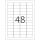 Herma Etiketten permanent haftend 45,7 x 21,2 mm Folie transparent klar wetterfest 25 Bl 1200 Etik. LaserCopy