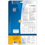 Herma Etiketten permanent haftend 63,5 x 38,1 mm Folie transparent klar wetterfest 25 Bl 525 Etik. LaserCopy