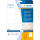 Herma Etiketten permanent haftend 63,5 x 38,1 mm Folie transparent klar wetterfest 25 Bl 525 Etik. LaserCopy