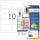 Herma Etiketten permanent haftend 96 x 50,8 mm Folie transparent klar wetterfest 25 Bl 250 Etik. LaserCopy
