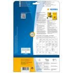 Herma Etiketten permanent haftend 99,1 x 139 mm Folie transparent klar wetterfest 25 Bl 100 Etik. LaserCopy