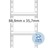 Herma Computeretiketten endlos, permanent haftend 88,9 x...