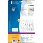 Herma Etiketten für CD Mini permanent haftend Ø 78/17 mm weiss 10 Bl 60 Etik. LaserInkCopy