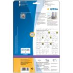 Herma Ordnerrückenschilder permanent haftend 192 x 38 mm weiss 10 Bl 70 Etik. LaserInkCopy