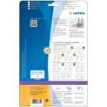 Herma Ordnerrückenschilder permanent 192 x 61 mm weiss 10 Bl 40 Etik.