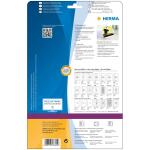 Herma Etiketten für CD Maxi permanent haftend Ø 116/18,5 mm weiss 10 Bl 20 Etik. LaserInkCopy